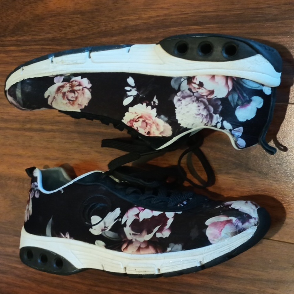 Therafit Paloma W410171K Black Floral Size 9 - Picture 4 of 16